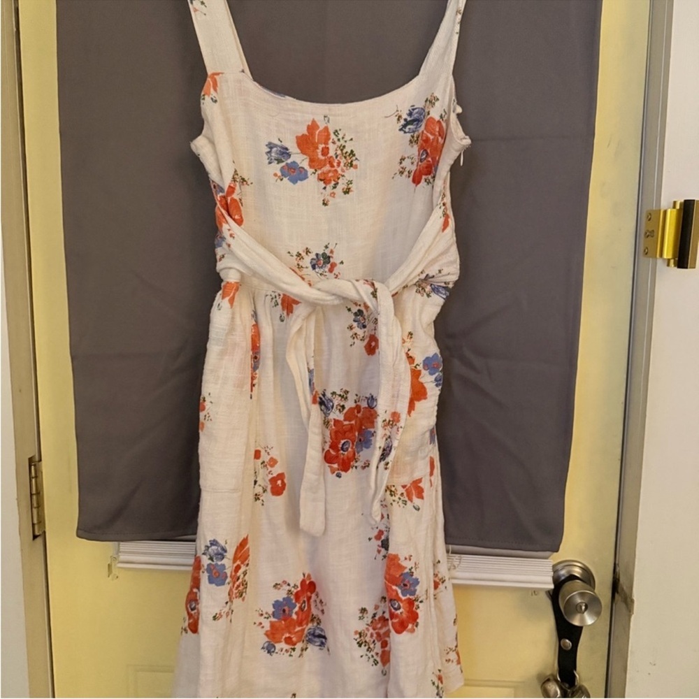 Women's Meadow Rue Dress Size 12 White Floral - Picture 5 of 15